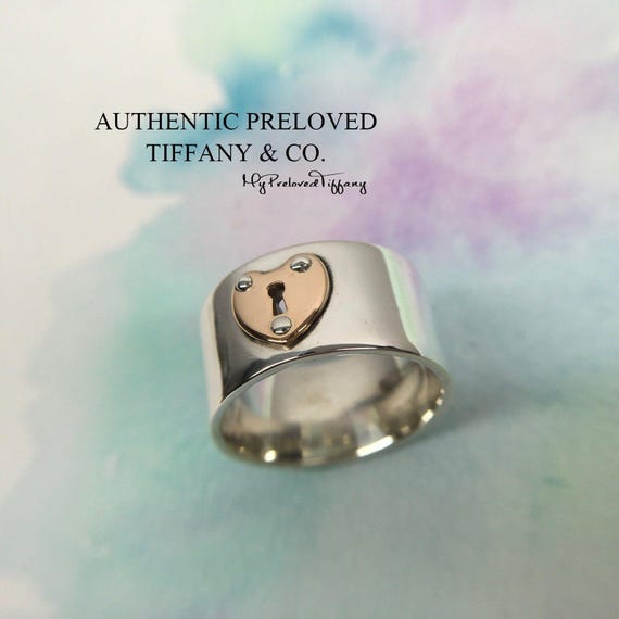 Authentic Preloved Tiffany & Co. Keyhole Heart Lock Rose Gold