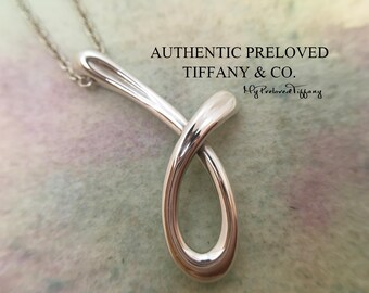 RARE Authentic Tiffany Elsa Peretti Alphabet Letter J XL