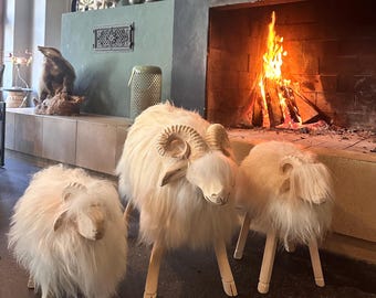 Sheep Stool by Hans Peter Krafft 1980s Vintage Meier.germany - Etsy