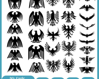 Pakiet Eagle SVG PNG: pliki do cięcia sylwetki