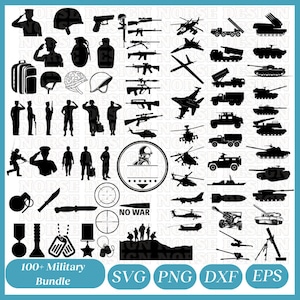 Military Svg Bundle, Military Png, Military Soldier Svg Bundle, Military Veteran Svg, Veteran Army Svg, Military Cut File, Military Clipart