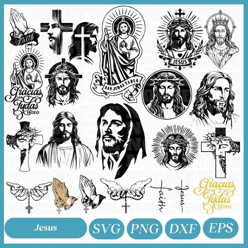 Jesus Svg Png, Jesus Silhouette, Jesus Christian Vector, Jesus Christian Clipart, Jesus Cut File, Christian Svg, Christian Vector