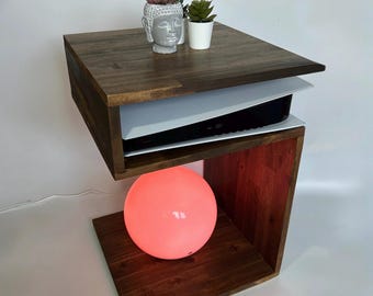 Wooden shelf | TV shelf | Console table | Handmade shelf | Modern shelf | Modern furniture | Wall-mounted table | Minimalist design