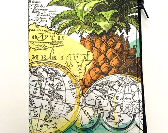 trader wallet joe reusable vinyl insert recycle bag zipper travelers pouch notebook planner