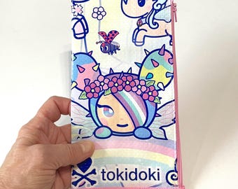 Ready to Ship Regular Size Zipper Pouch Wallet Insert Winged Cute Characters design for travelers notebook