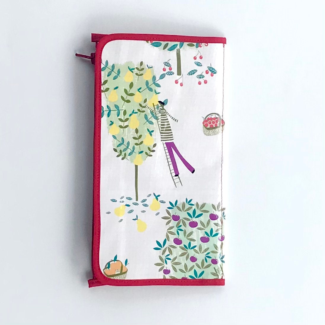 Zipper Pouch Insert Midori Travelers Notebook Harvest Girls Etsy