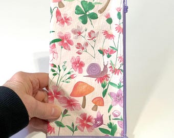 Regular size At A Snails Pace Zipper Pouch Wallet Insert