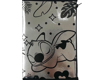 A5 size Ready to Ship Zipper Pouch Insert Midori Travelers Notebook Shiny Alien travelers notebook wallet insert planner insert