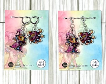 Stitch Marker Progress Keeper Set Stitch Quest Q3 Two Designs Set