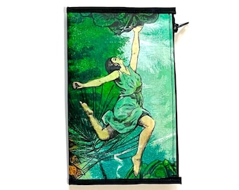 B6 Slim Size Zipper Pouch Dancing Lady design ready to ship