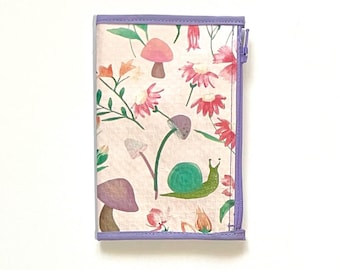 Field Notes size At A Snails Pace Zipper Pouch Wallet Insert