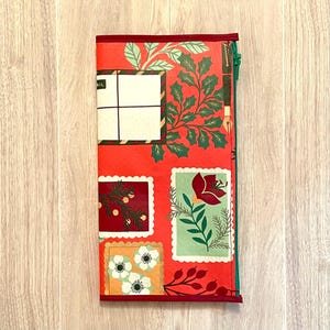 Zipper Pouch Wallet Insert Midori Travelers Notebook Holiday Happy Mail insert