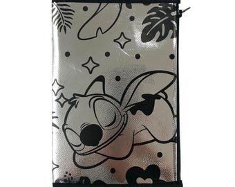 Zipper Pouch Insert Midori Travelers Notebook Shiny Alien design