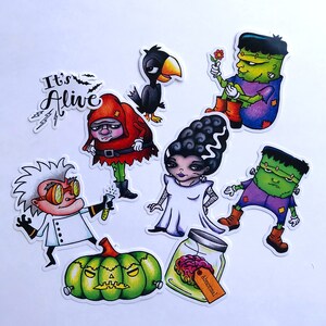 Dr. Frankensteinl Stickers planner scrapbook