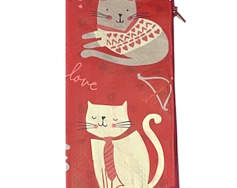 Zipper Pouch Insert Midori Travelers Notebook LOVEly Cats