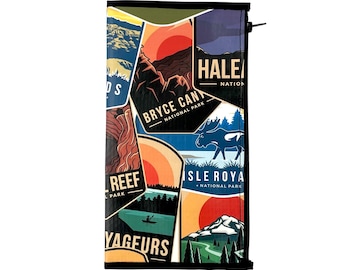 Zipper Pouch Insert Midori Travelers Notebook National Parks design