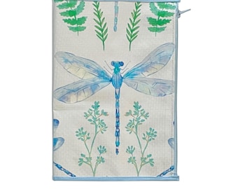 Zipper Pouch Wallet Insert Travelers Notebook Dragonfly design
