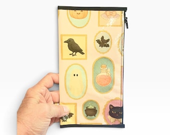 Zipper Pouch Wallet Insert Travelers Notebook Spooky Portraits design