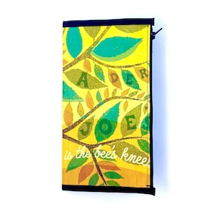 Reißverschluss-Beutel-Einsatz Midori Travelers Notebook Bienen und Bäume Einsatz