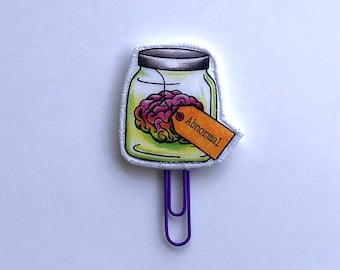 Dr. Frankenstein Fabric Planner Clip