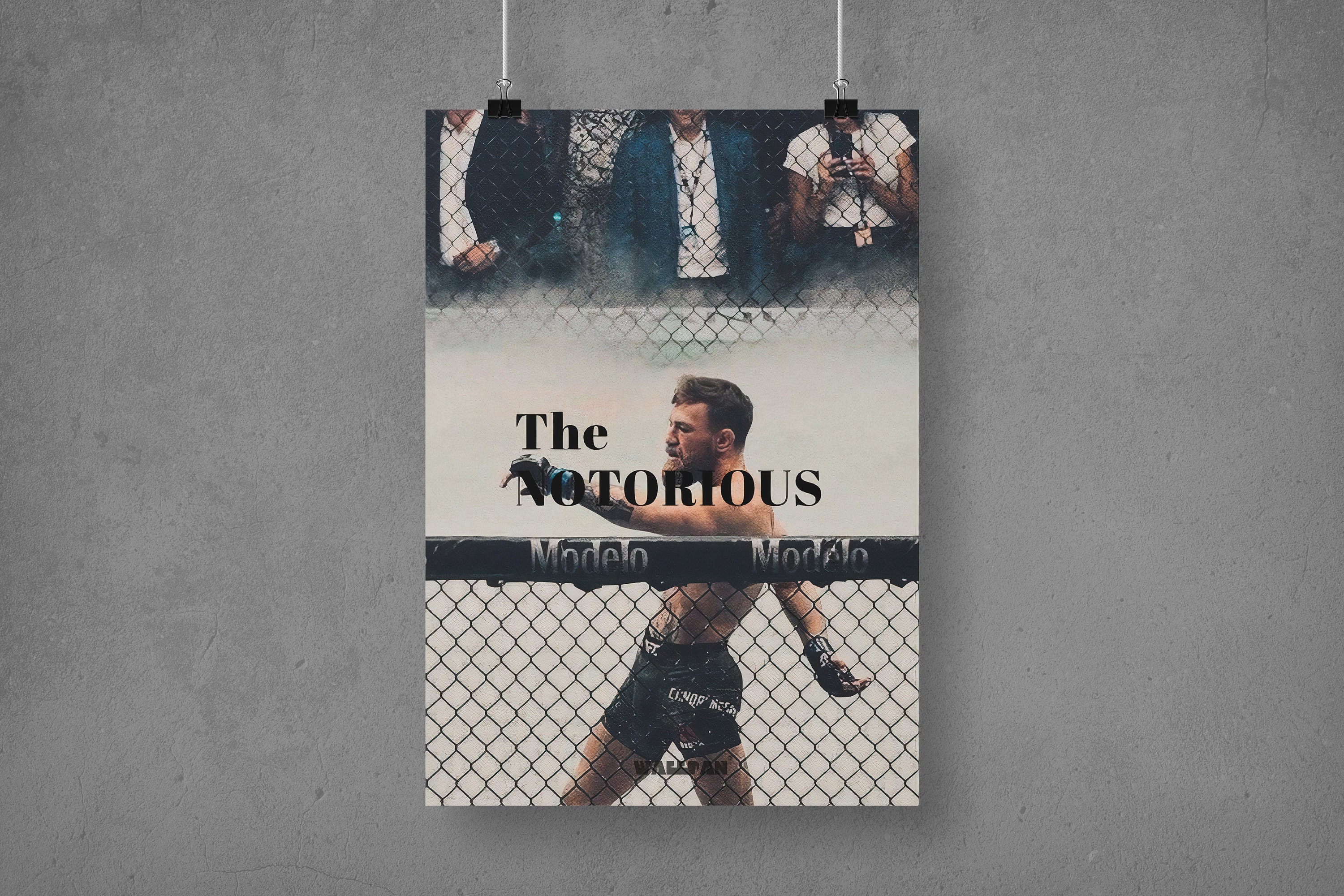 Conor McGregor, poster, UFC-poster, posterideeën, vechterposter, motivatie van de atleet, wanddecoratie