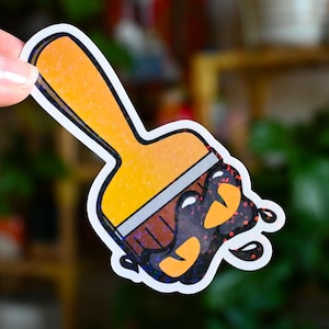 Neopets Halloween Sticker | Magical Neopets Fan Art | Holographic Decal | Water Resistant | Game Sticker | Neopets Sticker