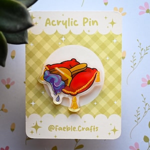 Acrylic Pin | Neopets Royal Paint Brush | Waterproof | Virtual Pets | Cute Kawaii Pin | Game pin | Cute Pin | 2in
