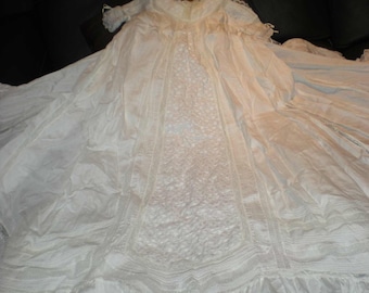 custom heirloom christening gown