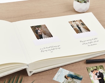 Personalized Velvet Wedding Guest Book | Instax Photo Album