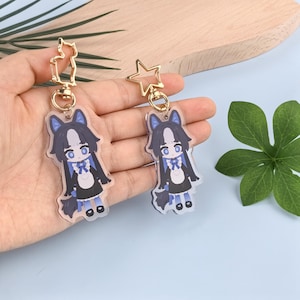 Acrylic Keychain, Custom charm, Custom Anime Keychain, Personalized Gift, anime gift, Resin Keychain, Photo Customized, Keychain