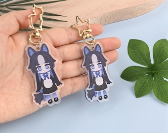 Custom Anime Acrylic Keychain, Personalized Charm, Photo Keychain