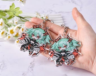 Custom Anime Acrylic Keychain, Personalized Artwork Gift