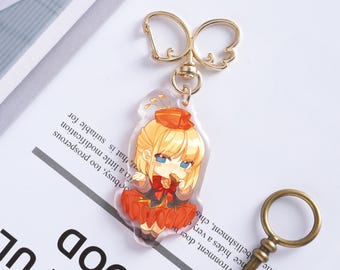 Custom Anime Acrylic Keychain, Personalized Photo Charm