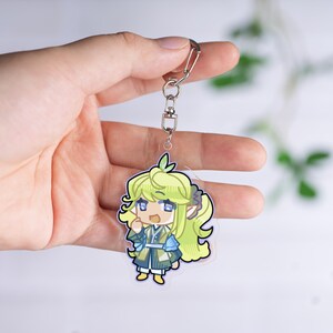 Acrylic Keychain, Custom anime keychain, anime design, personalized gift for Anime Lovers, clear acrylic charm