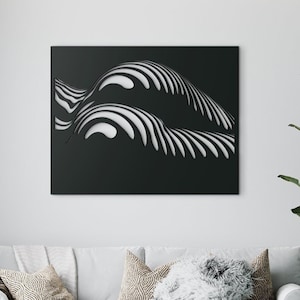 Abstract Wall Art Decor | Wooden Wall Decoration | Abstract Wall Hanging | 3D Abstract Decor |  Abstract Wall Art | Minimalistic Decoration