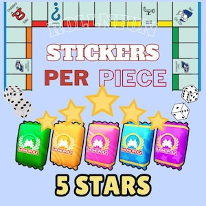Mono Go 5 Star Stickers Alle Arten Pro Stück Album Stickers für Set 14 bis 23