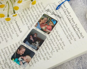 Custom Photo Acrylic Bookmark, Personalized Gift for Book Lover
