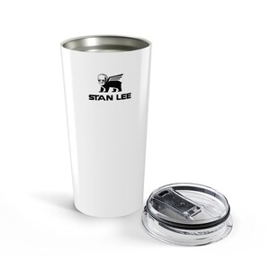 Stan Lee Cup Insulated Travel Cooler | Stan Lee Decor | 20oz Insulated Tumbler | Comics Tumbler |