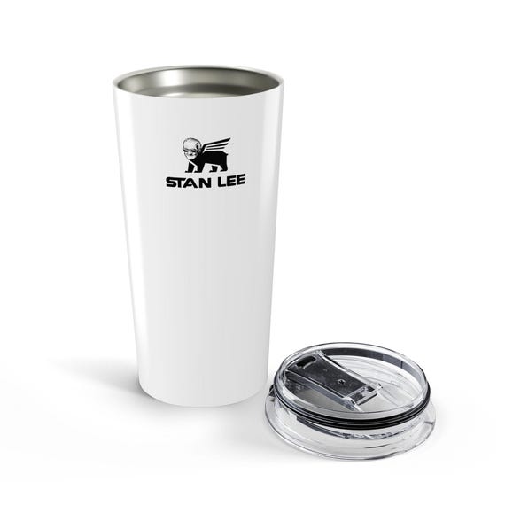 Stan Lee Cup Insulated Travel Cooler | Stan Lee Decor | 20oz Insulated Tumbler | Comics Tumbler |