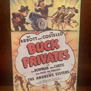 Abbott & Costello Buck Privates VHS