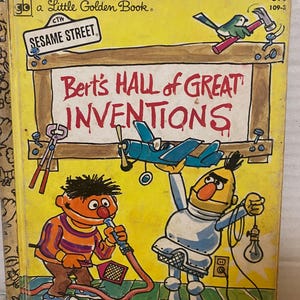 Salle des grandes inventions de Bert - Petit livre d&#39;or de Sesame Street