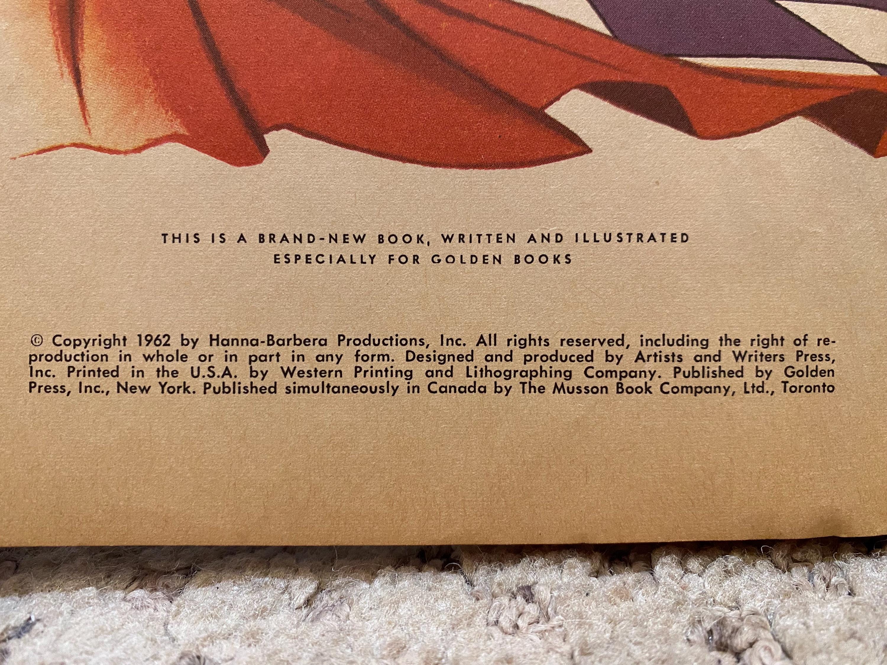 Hanna Barbera Touché Turtle Little Golden Book Etsy