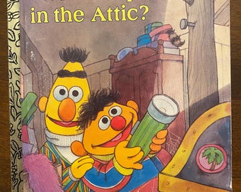 What’s Up in the Attic? -  Sesame Street Little Golden Book