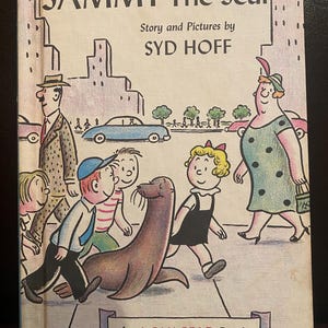 Sammy the Seal, vintage, primera edición, Weekly Reader Book de 1959 por Syd Hoff
