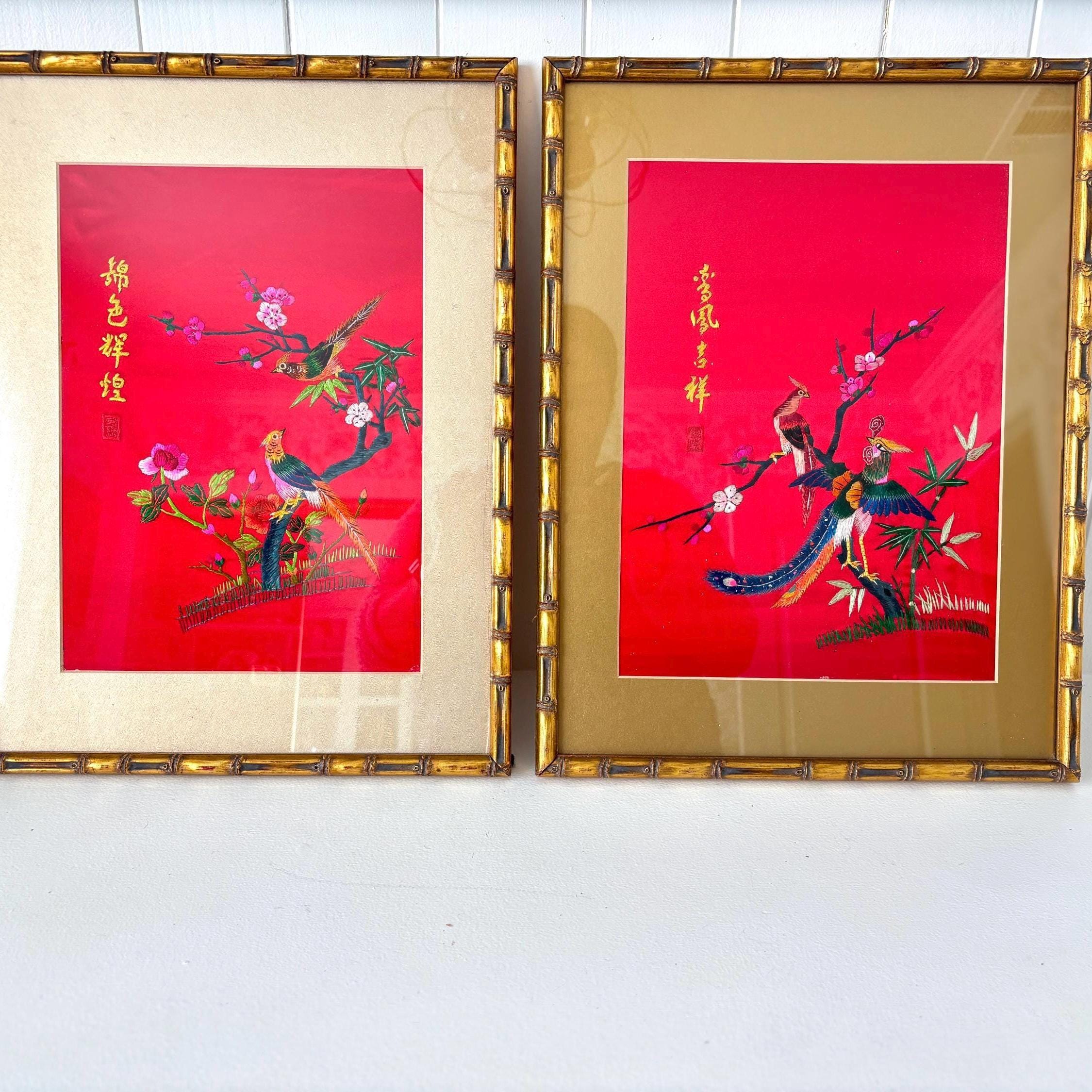 Grüne Blume und Vogel Malerei Vintage Tapisserie Wandbehang Boho Kunst  Hippie Tapiz Ästhetik Room Home Decor - AliExpress, image size:2250x2250