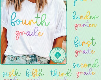First day of school Png, Teacher PNG, Teacher appreciation Png, Back to school Png, Png bundle, Preschool teacher Png, Teacher shirt Png,