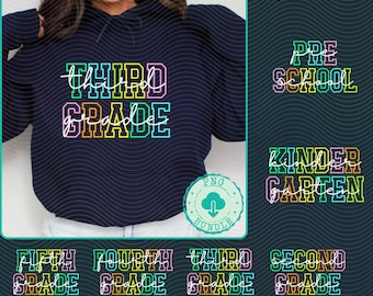 Teacher PNG, Teacher appreciation Png, First day of school Png, Back to school Png, Png bundle, Preschool teacher Png, Teacher shirt Png,