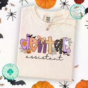 Halloween dental assistant png Coquette Halloween Preppy png Dentist png dental assistant halloween png dental life dental Teeth halloween