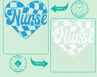 Nurse png, nurse Heart clipart, registered nurse png, nurse shirt design, trending png, checkered Nurse Png, nurse design, nursing student