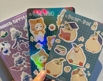 Hojas de pegatinas de Infinity Nikki